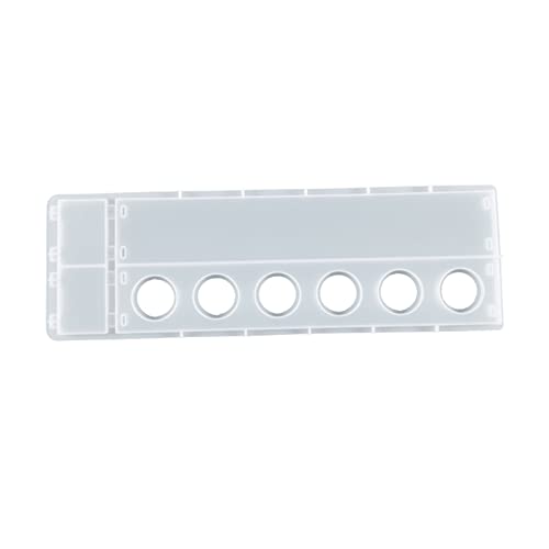 Rechteckige Halterungsform, Epoxidharz, Silikon, Aufbewahrungsbehälter zum Gießen, 6 Mulden, Silikongestell Rechteckige Halterungsform, Epoxidharz, Silikon, Aufbewahrungsbehälter zum Gießen, 6 Mulden, Silikongestell von MISUVRSE