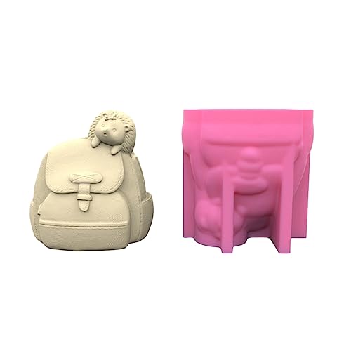 Rucksack Hedgehog Sukkulente Topfform Blumenharz Home Desktop Dekoration Stifthalter Epoxy Dekors Sukkulente Pflanze Silikonform Desktop Craft Tool Home Office Stifthalter von MISUVRSE