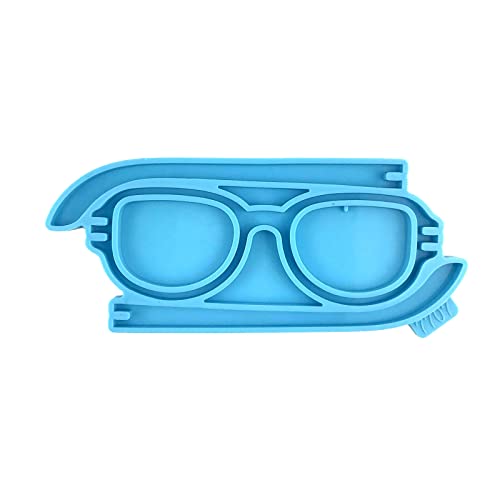 Silikonform für Brillen, Ornamente, Handwerk, Epoxidharz, Gießform, Anhängerform, geeignet für Bastelarbeiten, Brillen für Harzguss von MISUVRSE