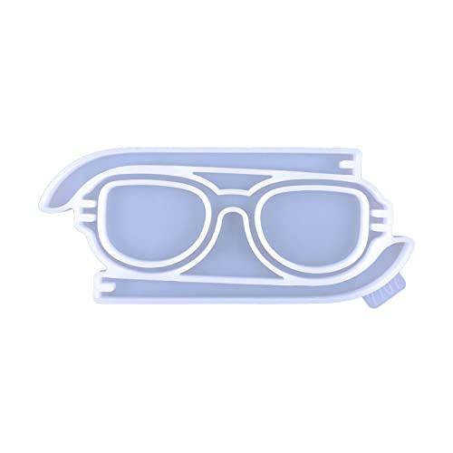 Silikonform für Brillen, Ornamente, Handwerk, Epoxidharz, Gießform, Anhängerform, geeignet für Bastelarbeiten, Brillen für Harzguss von MISUVRSE