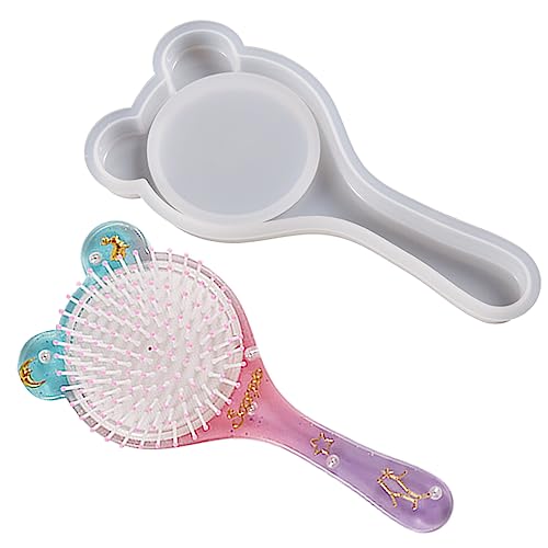 Silikonform für Schmuck, Kunstharz, Gießen, niedliche Haarbürste, Epoxidharz, Formen für Haarstyling, Haarbürste, Haar-Accessoire Silikonform für Schmuck, Kunstharz, Gießen, niedliche Haarbürste, Epoxidharz, Formen für Haarstyling, Haarbürste, Haar-Accessoire von MISUVRSE