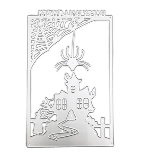 Stanzformen mit Halloween-Motiv, Halloween-Haus, Stanzformen für Kartenherstellung, Scrapbooking, Basteln, Verzierung, Bastelartikel, Bastelartikel von MISUVRSE