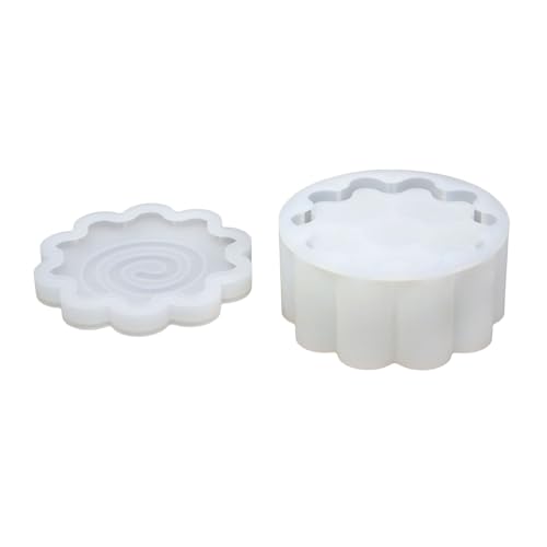 Tintenfisch Roll Silikonharzform Mit Deckel Kerzenglas Epoxidgussform Für Schmuck Aufbewahrungsbox Herstellung Handgefertigter Dekore Silikonharzform Tintenfisch Roll Silikonharzform Mit Deckel Kerzenglas Epoxidgussform Für Schmuck Aufbewahrungsbox Herstellung Handgefertigter Dekore Silikonharzform von MISUVRSE