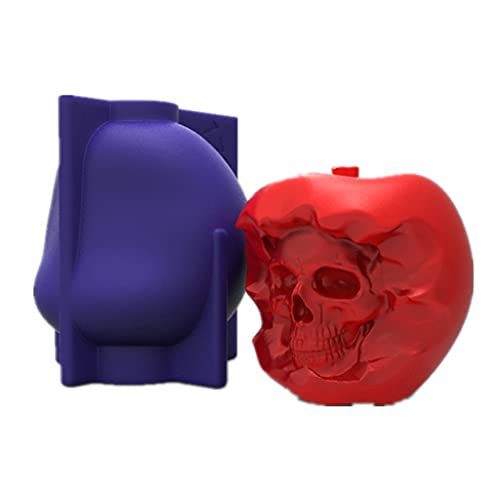 Totenkopf-Form, Epoxidharz, handgefertigte Seifenform für Dekoration, Seife, Schmelzwachs von MISUVRSE
