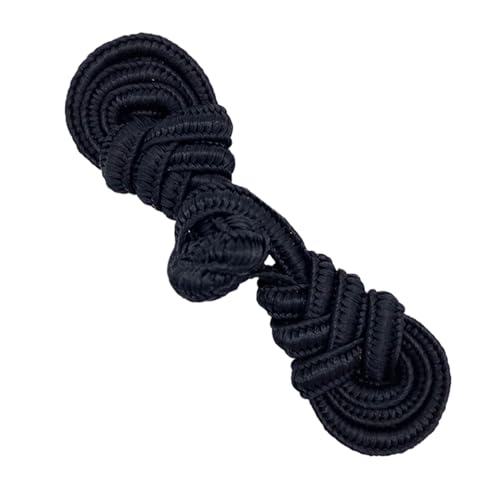 Vintage Häkelknöpfe Frosch chinesische Verschlüsse Cheongsam Schnalle Knöpfe Kleidung Tang-Anzug Dekoration Kleidung Zubehör von MISUVRSE