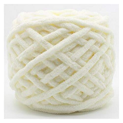 Häkelgarn,Grobes Garn 2 STÜCKE Bunte handgestrickte Garn für Farbstoff Schal Hand Stricken Weiche Milch Baumwollgarn Dicke Riesen Decke(Color1) von MITINGER