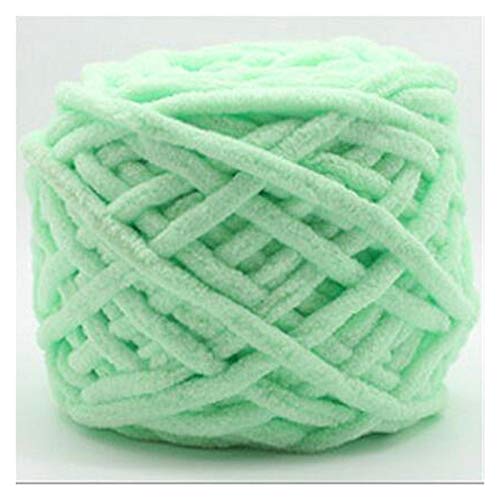 Häkelgarn,Grobes Garn 2 STÜCKE Bunte handgestrickte Garn für Farbstoff Schal Hand Stricken Weiche Milch Baumwollgarn Dicke Riesen Decke(Color4) von MITINGER