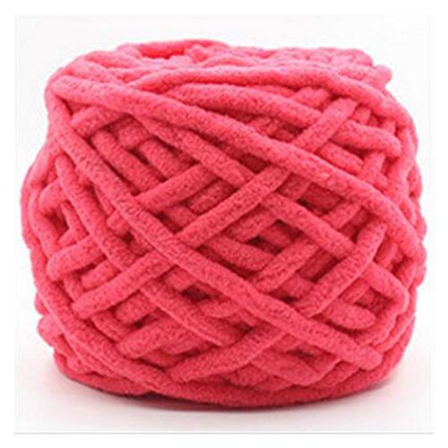 Häkelgarn,Grobes Garn 2 STÜCKE Bunte handgestrickte Garn für Farbstoff Schal Hand Stricken Weiche Milch Baumwollgarn Dicke Riesen Decke(Color7) von MITINGER