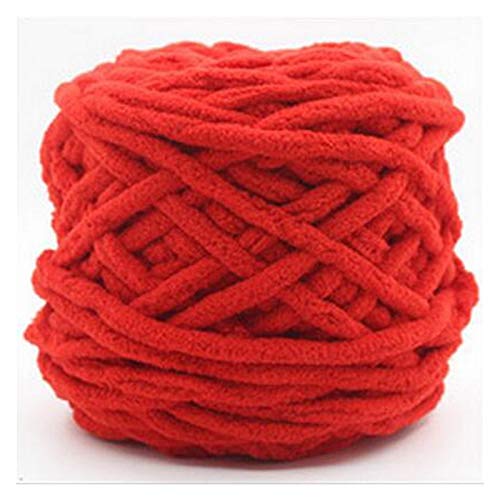 Häkelgarn,Grobes Garn 2 STÜCKE Bunte handgestrickte Garn für Farbstoff Schal Hand Stricken Weiche Milch Baumwollgarn Dicke Riesen Decke(Color8) von MITINGER