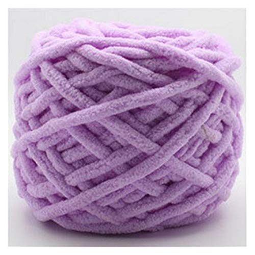 Häkelgarn,Grobes Garn 2 STÜCKE Bunte handgestrickte Garn für Farbstoff Schal Hand Stricken Weiche Milch Baumwollgarn Dicke Riesen Decke(Color9) von MITINGER