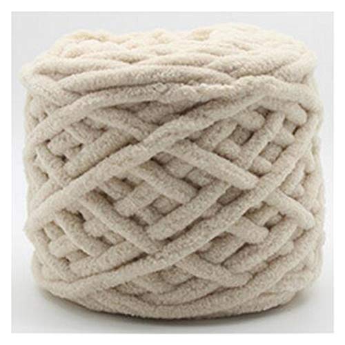 Häkelgarn,Grobes Garn 2 stücke bunte farbe warme schal handgestrick garn für hand stricken weiche milch baumwollgarn dicke riesige decke(Orange) von MITINGER