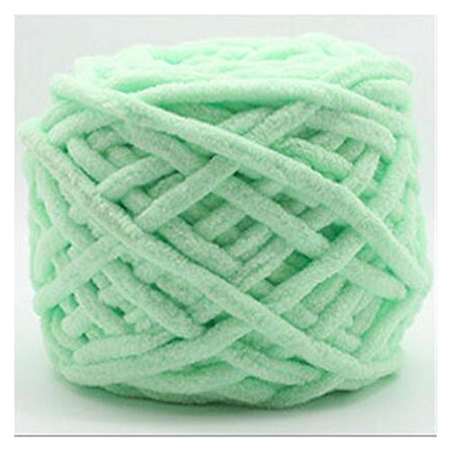 Häkelgarn,Grobes Garn 2 stücke bunte farbe warme schal handgestrick garn für hand stricken weiche milch baumwollgarn dicke riesige decke(Yellow) von MITINGER