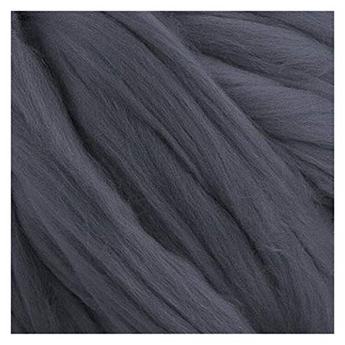 Häkelgarn,Grobes Garn 250g / pcs Handgewebt Dicke Gewinde gestrickte Decke gemischt Anti-Pilling Super weich für Bettdecke(Dark grey) von MITINGER
