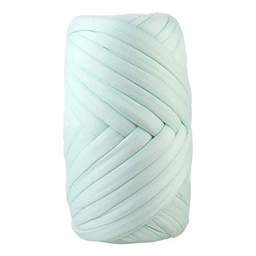 Häkelgarn,Grobes Garn 250g handgemachte gewebte Decke Linie Kerngarn DIY Stricken Grob Hand gestrickter super sperriger Arm Roving Häkeln Nähgarn(Green) von MITINGER