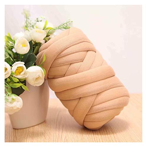 Häkelgarn,Grobes Garn 250g ultra-grober Füllkern-Baumwolle Handgewebe DIY-Decke-Haustierbett-Grobgarn(Lavender) von MITINGER