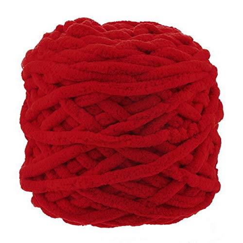 Häkelgarn,Grobes Garn Bunter DIY-Schal Handgestrickter Garn für Hand Stricken Weiche Milch Baumwollgarne Dicke Pullover Riesendecke Warm 100g(08) von MITINGER