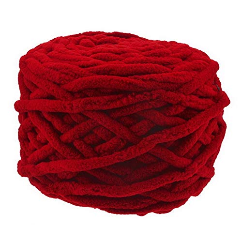 Häkelgarn,Grobes Garn Bunter DIY-Schal Handgestrickter Garn für Hand Stricken Weiche Milch Baumwollgarne Dicke Pullover Riesendecke Warm 100g(12) von MITINGER