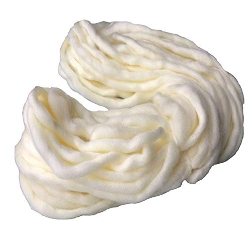 Häkelgarn,Grobes Garn Hand strickende Decke Hüte super dickes klobiges Garn, das sperriger Garn 250g pro Lot reicht(Cream) von MITINGER