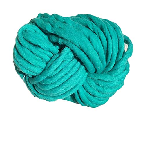 Häkelgarn,Grobes Garn Super chunky Garn Mischte Arm Stricken Decke Garn sperrige Roving für Hand stricken Häkeln Decken Hüte Pullover Teppiche(Green) von MITINGER