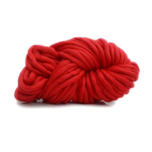 Häkelgarn,Grobes Garn Super dickes Filz-Roving-Garn, günstiges natürliches, grobes Garn, DIY-Strickdecke, Spinngarn, handgestricktes Zubehör(Rose) von MITINGER