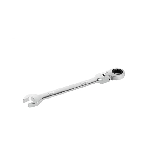 MITINGER Ringmaulschlüssel,Ratschenschlüssel 10mm Ratschenschlüssel Spanner Flexible Kopf Matt Polnischen 72T Ratschen Hohe Drehmoment Multitool(13.0mm) von MITINGER