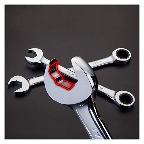 MITINGER Ringmaulschlüssel,Ratschenschlüssel Anti-Rutsch-Labor-gespeichert Ratsche Dual-Use-Open End und Plum End Spanner for die Reparatur Einer Reihe von Schlüsseln(17mm 1 Piece) von MITINGER