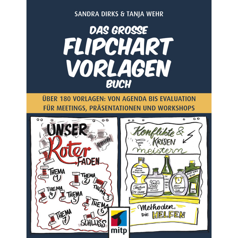 Das Große Flipchart-Vorlagen-Buch - Sandra Dirks, Tanja Wehr, Kartoniert (TB) von MITP-Verlag