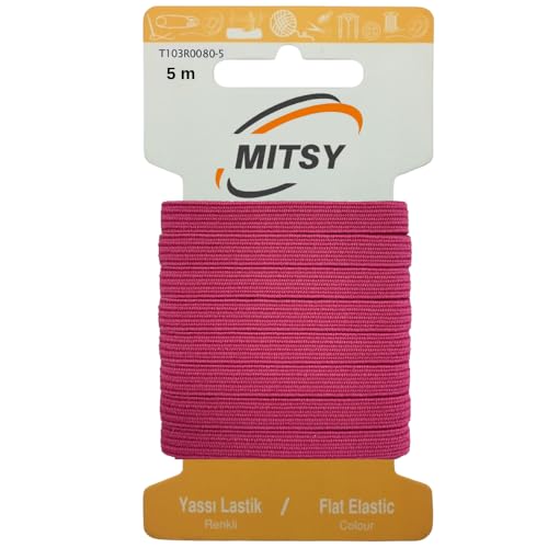 MITSY Reißfeste Gummiband Gummibänder zum Nähen Breit 10 mm Stark Gummilitze für Hosengummi Haushalt DIY Handwerk Stoffe zum Nahen MITSY Reißfeste Gummiband Gummibänder zum Nähen Breit 10 mm Stark Gummilitze für Hosengummi Haushalt DIY Handwerk Stoffe zum Nahen von MITSY