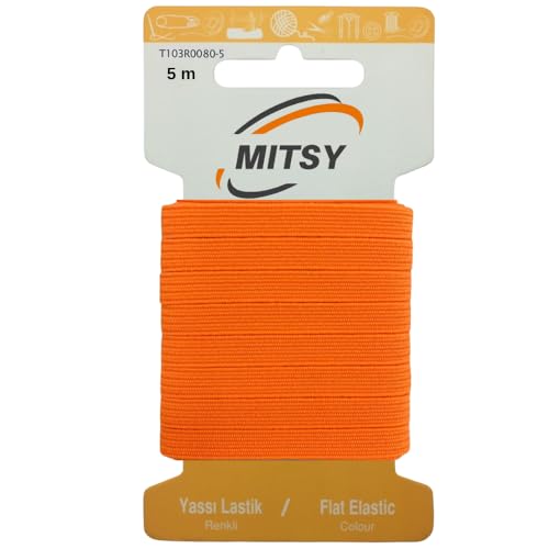 MITSY Reißfeste Gummiband Gummibänder zum Nähen Breit 6 mm Stark Gummilitze für Hosengummi Haushalt DIY Handwerk Stoffe zum Nahen MITSY Reißfeste Gummiband Gummibänder zum Nähen Breit 6 mm Stark Gummilitze für Hosengummi Haushalt DIY Handwerk Stoffe zum Nahen von MITSY