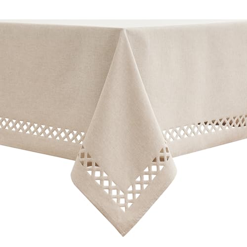 MIULEE Leinen Optik Tischdecke Beige Tischdecken 140x200cm Abwaschbar Lotuseffekt Eckig Rechteckig Tischtuch Polyester Wasserabweisend Tischwäsche Abwischbare Tafeldecke für Party Küche MIULEE Leinen Optik Tischdecke Beige Tischdecken 140x200cm Abwaschbar Lotuseffekt Eckig Rechteckig Tischtuch Polyester Wasserabweisend Tischwäsche Abwischbare Tafeldecke für Party Küche von MIULEE