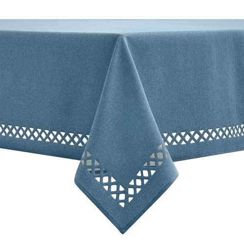 MIULEE Leinen Optik Tischdecke Steinblau Tischdecken 140x240cm Abwaschbar Lotuseffekt Eckig Rechteckig Tischtuch Polyester Wasserabweisend Tischwäsche Abwischbare Tafeldecke für Party Küche MIULEE Leinen Optik Tischdecke Steinblau Tischdecken 140x240cm Abwaschbar Lotuseffekt Eckig Rechteckig Tischtuch Polyester Wasserabweisend Tischwäsche Abwischbare Tafeldecke für Party Küche von MIULEE