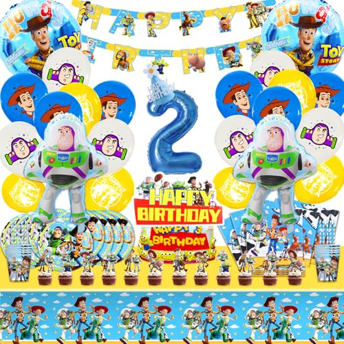 101pcs Partygeschirr, 2 jahre Geburtstag Deko Set, Partygeschirr Set Luftballons, 2 jahre Dekoration Geburtstag Luftballons, Banner Tischdecke Teller Kuchendeckel etc Jungen und Mädchen Party Supplies 101pcs Partygeschirr, 2 jahre Geburtstag Deko Set, Partygeschirr Set Luftballons, 2 jahre Dekoration Geburtstag Luftballons, Banner Tischdecke Teller Kuchendeckel etc Jungen und Mädchen Party Supplies von MIUNUO