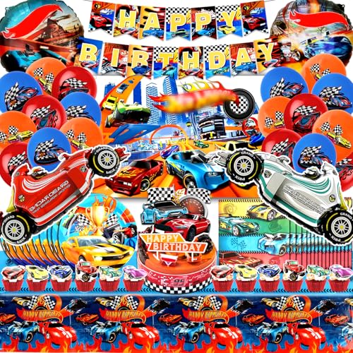 Hot whels Geburtstag Ballons, Hot whels Geburtstag Partygeschirr Hot whels Partygeschirr Kindergeburtstag Junge, Hot whels Geburtstag Enthält Teller, Tischdecke, Servietten und Banner Deko Hot whels Geburtstag Ballons, Hot whels Geburtstag Partygeschirr Hot whels Partygeschirr Kindergeburtstag Junge, Hot whels Geburtstag Enthält Teller, Tischdecke, Servietten und Banner Deko von MIUNUO