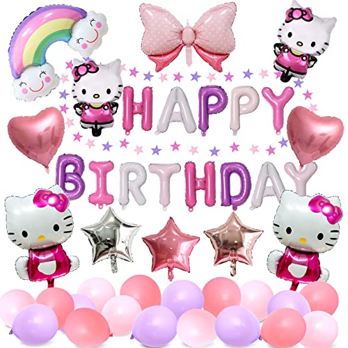cute kitty Luftballon, cute kitty Folienballon, cute kitty Ballons Geburtstag, cute kitty Dekoration Geburtstag, cute kitty Party Deko Set,Enthält Geburtstag Banner Latexballons cute kitty Luftballon, cute kitty Folienballon, cute kitty Ballons Geburtstag, cute kitty Dekoration Geburtstag, cute kitty Party Deko Set,Enthält Geburtstag Banner Latexballons von MIUNUO