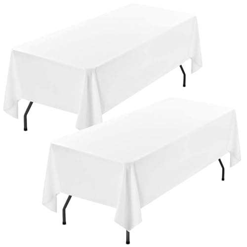 2 Stück Biertisch Tischdecke, Universal für 50cm u.70cm Biertische, Tischdecke Bierzeltgarnitur,Waschbar Biertischdecke für Partys, Veranstaltungen, Hochzeiten und Restaurants, 100x250cm Weiß 2 Stück Biertisch Tischdecke, Universal für 50cm u.70cm Biertische, Tischdecke Bierzeltgarnitur,Waschbar Biertischdecke für Partys, Veranstaltungen, Hochzeiten und Restaurants, 100x250cm Weiß von MIUUIPI