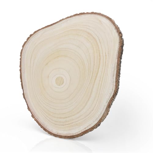 30-35cm Holzscheiben, Runde Baumscheiben Ohne Loch, Holzscheiben zum Basteln, Paulownia Baumscheibe, Baumscheiben Tischdeko, Holzplatte Rund für DIY Basteln Hochzeit Weihnachten Dekoration 30-35cm Holzscheiben, Runde Baumscheiben Ohne Loch, Holzscheiben zum Basteln, Paulownia Baumscheibe, Baumscheiben Tischdeko, Holzplatte Rund für DIY Basteln Hochzeit Weihnachten Dekoration von MIUUIPI