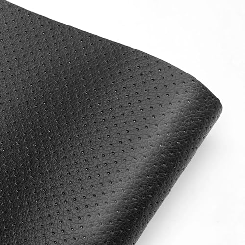 Atmungsaktive Lochung Leder Reparatur Flicken, 40x60cm Kunstleder Selbstklebend Reparatur Patch Starke Haftung, Einfach zu Applizieren, für Sofa, Autositz, Couch & Möbel (40X60CM, 2 Stück) von MIUUIPI