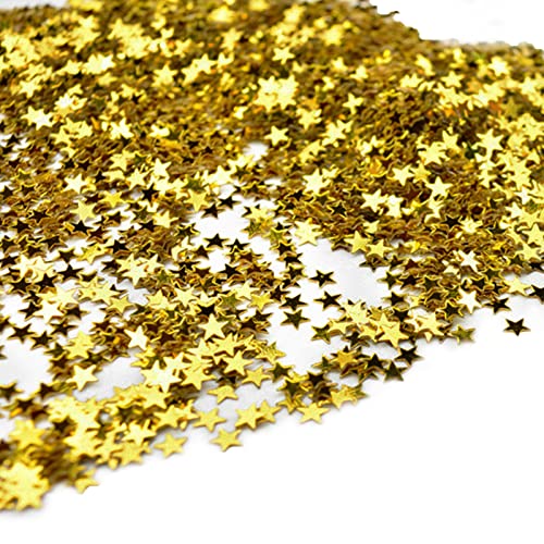 MIVAIUN 50g Gold Sterne Glitzer Pailletten, Stern Konfetti Gold, Konfetti Klein Streudeko Glitzerndes Metallfolie Sterne für Hochzeit Party Dekoration Geschenk Deko Handwerk DIY Fensterdeko MIVAIUN 50g Gold Sterne Glitzer Pailletten, Stern Konfetti Gold, Konfetti Klein Streudeko Glitzerndes Metallfolie Sterne für Hochzeit Party Dekoration Geschenk Deko Handwerk DIY Fensterdeko von MIVAIUN