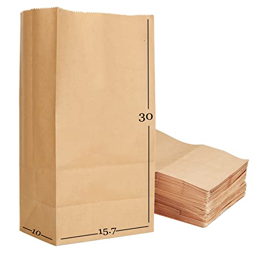 MIVIDE 100 Stück Papiertüten Braun, 15.7 x 10 x 30cm Kraftpapier Brottüten, Kraftpapiertüten Braun mit Boden für Weihnachten, Halloween, Muttertag, Ostern usw. MIVIDE 100 Stück Papiertüten Braun, 15.7 x 10 x 30cm Kraftpapier Brottüten, Kraftpapiertüten Braun mit Boden für Weihnachten, Halloween, Muttertag, Ostern usw. von MIVIDE