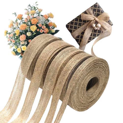 MIYUANGKJ 5 Rollen Juteband Jute Band Vintage Geschenkband Valentinstag Hessisches Stoffband für DIY Handwerk Jahrestag Muttertag Deko Hochzeit Party Basteln 1/1,5/2/2,5/3 cm Breite MIYUANGKJ 5 Rollen Juteband Jute Band Vintage Geschenkband Valentinstag Hessisches Stoffband für DIY Handwerk Jahrestag Muttertag Deko Hochzeit Party Basteln 1/1,5/2/2,5/3 cm Breite von MIYUANGKJ