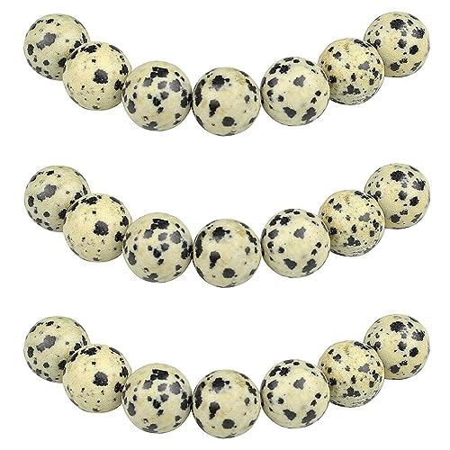 MJDCB Perlen zum Auffädeln 12mm 30 stück Leopardenfell Stein Halbedelsteine Perlen mit Loch Natürliche Lose Runde Steinperlen für Herstellung Schmuck Armbänder Halsketten MJDCB Perlen zum Auffädeln 12mm 30 stück Leopardenfell Stein Halbedelsteine Perlen mit Loch Natürliche Lose Runde Steinperlen für Herstellung Schmuck Armbänder Halsketten von MJDCB