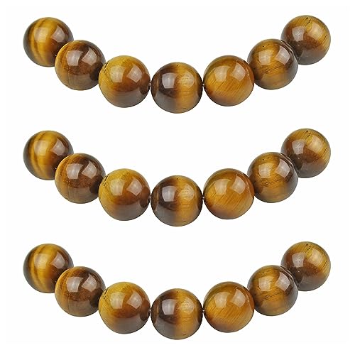 MJDCB Perlen zum Auffädeln 4mm 85 stück Gelbe Tigerauge Halbedelsteine Perlen mit Loch Natürliche Lose Runde Steinperlen für Herstellung Schmuck Armbänder Halsketten MJDCB Perlen zum Auffädeln 4mm 85 stück Gelbe Tigerauge Halbedelsteine Perlen mit Loch Natürliche Lose Runde Steinperlen für Herstellung Schmuck Armbänder Halsketten von MJDCB