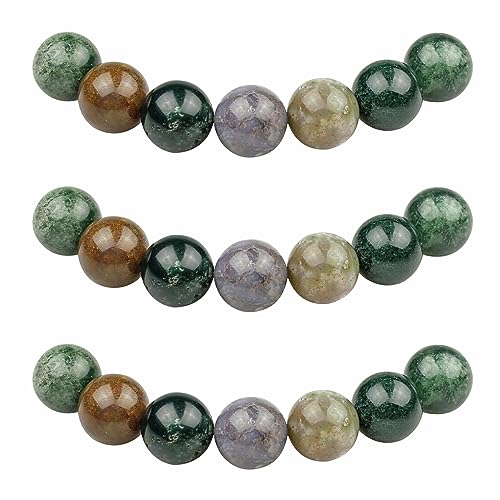 MJDCB Perlen zum Auffädeln 6mm 60 stück Indischer Achat Halbedelsteine Perlen mit Loch Natürliche Lose Runde Steinperlen für Herstellung Schmuck Armbänder Halsketten MJDCB Perlen zum Auffädeln 6mm 60 stück Indischer Achat Halbedelsteine Perlen mit Loch Natürliche Lose Runde Steinperlen für Herstellung Schmuck Armbänder Halsketten von MJDCB