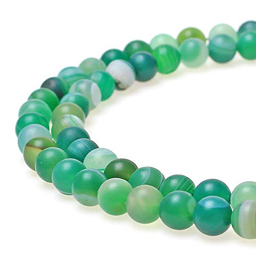 jartc Perlen Für Energie Armbänder Yoga Armband Armband DIY Naturstein Perlen Mattierte Grün Gestreiften Achat 32 Stück, 34 cm, 12 mm jartc Perlen Für Energie Armbänder Yoga Armband Armband DIY Naturstein Perlen Mattierte Grün Gestreiften Achat 32 Stück, 34 cm, 12 mm von MJDCB