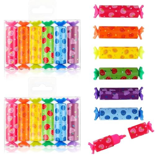 MJFENDAI 18 Stück Mini Textmarker für Kinder, Bonbon Textmarker Pen Marker Set, lustige Stifte Schreibwaren Süße Highlighter für Geschenke Party Geburtstag Schule Mitgebsel-Füllungen MJFENDAI 18 Stück Mini Textmarker für Kinder, Bonbon Textmarker Pen Marker Set, lustige Stifte Schreibwaren Süße Highlighter für Geschenke Party Geburtstag Schule Mitgebsel-Füllungen von MJFENDAI