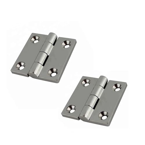 2 STÜCKE Butt Scharnier Mit 4 Löchern 38mm 50mm Marine Yacht Edelstahl 316 Boot Tür Scharniere Hardware Zubehör(38x38mm) von MJFVN