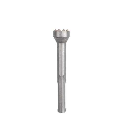 MJINA 1 Stück Stecknuss-Werkzeug mit Sechskant-Bits, rund, Bohrerkopf für Beton, Bohrer für Abbruchhammer (SdsMax12T) von MJINA