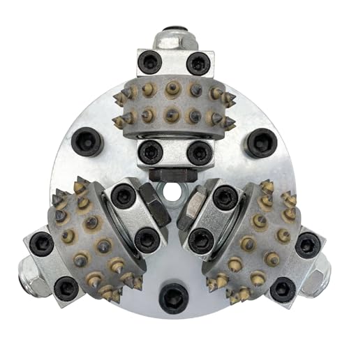 MJINA 5-Zoll-Scheibe für Bohrhammer, für Stein, Granit, Beton, 30 Stifte, 3 Rollen (5 8-11 USAThread) von MJINA