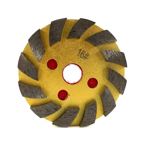 MJINA Schleifscheibe 100 mm, Polierpad für Metall, Granit, Schneiden, Beton, Boden, Schleifschale ZJ07(120) von MJINA