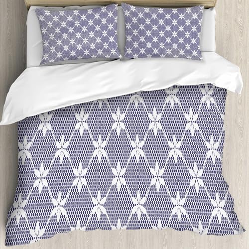 MJNLYDAO Sleeptime 100% Baumwolle Bettwäsche - Bettbezüge mit Reißverschluss - Set mit 2 Kissenbezüge,Vektor-Spitzenmuster mit Blumen. Jacquard-Mesh-Spitzenstoff.,152x203 cm MJNLYDAO Sleeptime 100% Baumwolle Bettwäsche - Bettbezüge mit Reißverschluss - Set mit 2 Kissenbezüge,Vektor-Spitzenmuster mit Blumen. Jacquard-Mesh-Spitzenstoff.,152x203 cm von MJNLYDAO